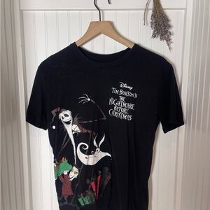 Disney Tim Burton's The Nightmare Before Christmas Black Graphic Tee